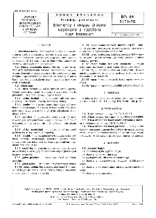 Produkcja garmażeryjna - Elementy i mięsa drobne uzyskane z rozbioru tusz baranich BN-84/8151-55