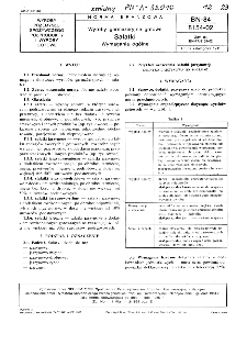 Wyroby garmażeryjne gotowe - Sałatki - Wymagania ogólne BN-84/8154-02