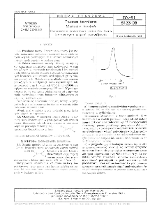 Tłuszcze techniczne - Metody badań - Oznaczanie zawartości izomerów trans izolowanych wiązań podwójnych BN-91/6133-06