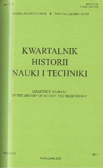 Kwartalnik Historii Nauki i Techniki R. 46 nr 4/2001