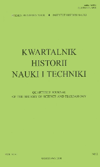 Kwartalnik Historii Nauki i Techniki R. 46 nr 2/2001