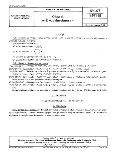 Odczynniki - p-Dwuchlorobenzen BN-67/6191-81