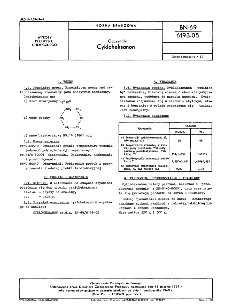 Odczynniki - Cykloheksanon BN-69/6193-05