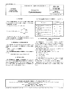 Odczynniki - Cykloheksanol BN-84/6193-09