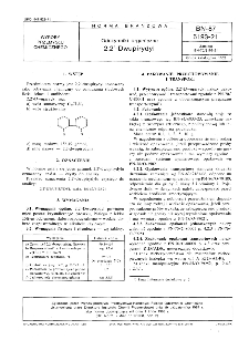 Odczynniki organiczne - 2,2'-Dwupirydyl BN-87/6193-21