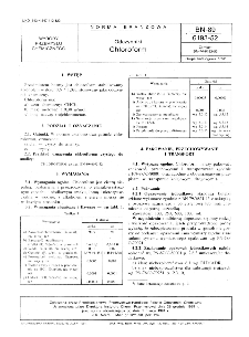 Odczynniki - Chloroform BN-89/6193-52