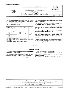 Niewulkanizowane płyty antykorozyjne - Wymiary i niedopuszczalne błędy wykonania BN-74/6616-15 Arkusz 02