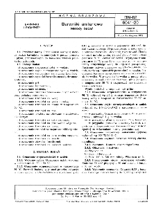 Barwniki anilanowe - Metody badań BN-82/6041-20