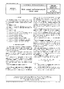 Sole zasad naftoelanowych - Metody badań BN-84/6041-34