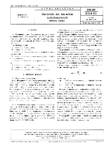 Barwniki do lakierów spirytusowych - Metody badań BN-86/6044-06