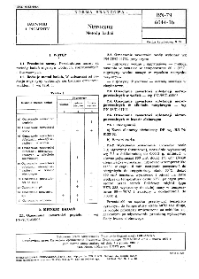 Nigrozyny - Metody badań BN-79/6044-16