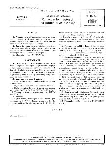 Rozjaśniacze optyczne - Oznaczanie trwałości na pochloryn sodowy BN-80/6045-52