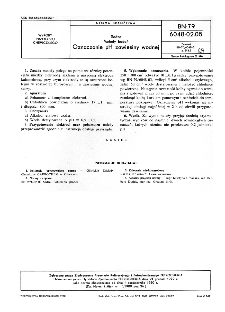 Sadza - Metody badań - Oznaczanie pH zawiesiny wodnej BN-79/6048-02-05