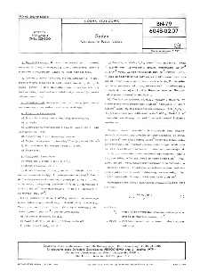 Sadza - Metody badań - Oznaczanie liczby jodowej BN-79/6048-02-07