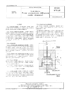 Wyroby lakierowe - Pomiar przewodności elektrycznej powłok lakierowych BN-69/6110-28
