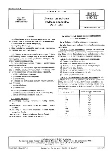 Żywice poliestrowe wodorozcieńczalne - Metody badań BN-70/6110-32