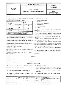 Folia Estrofol - Pakowanie, przechowywanie i transport BN-77/6392-01 Arkusz 03