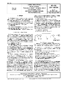 Paliwa gazowe - Oznaczanie siarki i związków siarki - Oznaczanie siarki siarkowodorowej metodą kolorymetryczną BN-92/0541-03-04