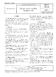 Analiza sitowa zrębków karpinowych BN-72/7101-01