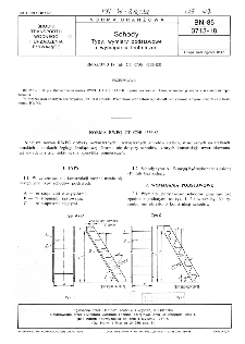 Schody - Typy, wymiary podstawowe i wymagania techniczne BN-85/3713-18