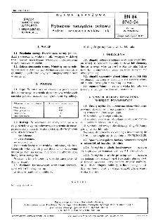 Rybackie narzędzia połowu - Podział i oznaczenia włoków i tuk BN-84/3743-24