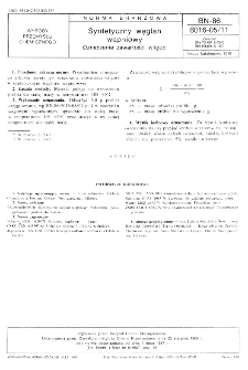 Syntetyczny węglan wapniowy - Oznaczanie zawartości wilgoci BN-86/6016-05/11