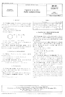 Półprodukty do barwników - Anilid acetylooctowy BN-81/6026-13
