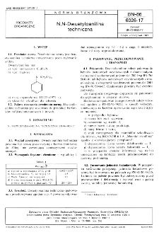 N,N-Dwuetyloanilina techniczna BN-86/6026-17