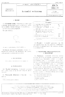 Acetanilid techniczny BN-76/6026-19