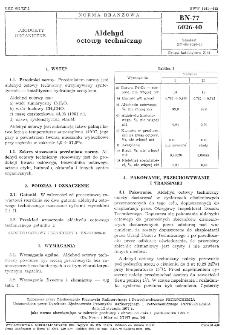 Aldehyd octowy techniczny BN-77/6026-40