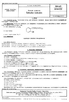 Produkty organiczne - Salicylan izobutylu BN-63/6144-02