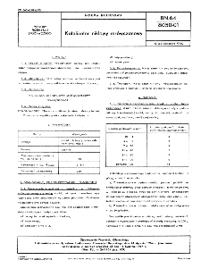 Katalizator niklowy mrówczanowy BN-64/8050-01