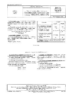 Niewulkanizowane płyty antykorozyjne - Charakterystyka techniczna płyt rodzaju EWA-470 i EWA-472 BN-74/6616-15 Arkusz 10