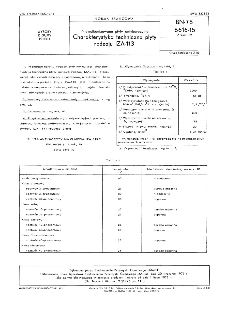 Niewulkanizowane płyty antykorozyjne - Charakterystyka techniczna płyty rodzaju IZA-113 BN-76/6616-15 Arkusz 19