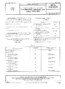 Niewulkanizowane płyty antykorozyjne - Charakterystyka techniczna płyty rodzaju EWA-450 BN-76/6616-15/23