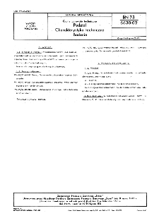 Gumy porowate techniczne - Podział - Charakterystyka techniczna - Badania BN-73/6630-02
