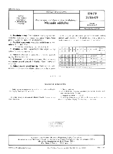 Wyposażenie pokladowe statków śródlądowych - Wieszaki odchylne BN-79/3786-09