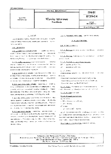 Wyroby tytoniowe - Klasyfikacja BN-81/8139-04