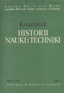 Kwartalnik Historii Nauki i Techniki R. 24 nr 2/1979