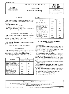 Odczynniki - Chloran sodowy BN-84/6191-178
