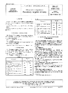 Odczynniki nieorganiczne - Zasadowy węglan niklawy BN-87/6191-183