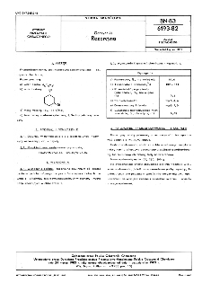 Odczynniki - Rezorcyna BN-83/6193-82