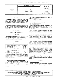 Żywice syntetyczne - Rezolit SBS-1 BN-74/6311-03