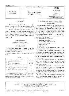 Żywice syntetyczne - Żywica F-110 BN-78/6311-05