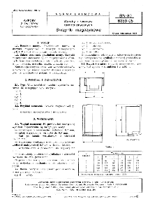 Wyroby z tworzyw sztucznych - Skrzynki magazynowe BN-80/6359-05