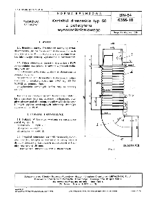 Kształtki drenarskie typ 50 z polietylenu wysokociśnieniowego BN-84/6366-10