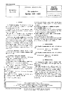 Pasta epoksydowa - Epidian 430 i 433 BN-72/6379-03