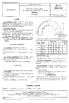 Wymienniki przeciwprądowe dla ciepłej wody gospodarczej typ WCW - Kolana - Wymagania BN-71/8864-34