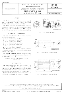 Centralne ogrzewanie - Grzejniki rurowe stalowe ożebrowane z rur o średnicy 42 mm BN-80/8864-54