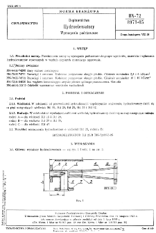 Ciepłownictwo - Hydroelewatory - Wymagania podstawowe BN-72/8973-05